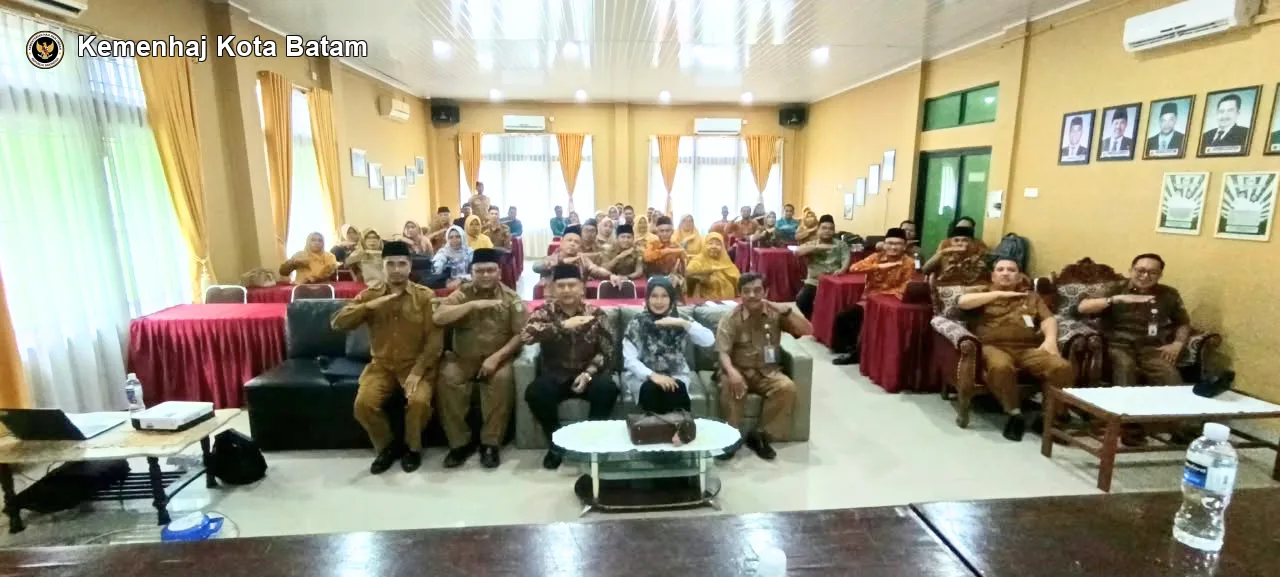 Kepala Kemenhaj Batam Ajak Guru Pai Rencanakan Haji sejak Dini